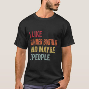 Camiseta Eu Gosto De Bicatlo De Verão E Talvez De Três Pess