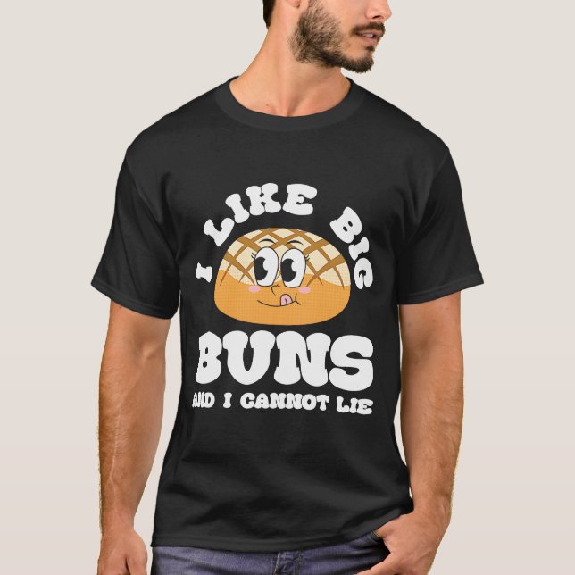 Camiseta Eu Gosto De Big Buns E Não Posso Mentir O Hamburge (Frente)