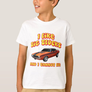 Camiseta Eu gosto de blocos grandes & eu não posso
