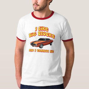 Camiseta Eu gosto de blocos grandes & eu não posso