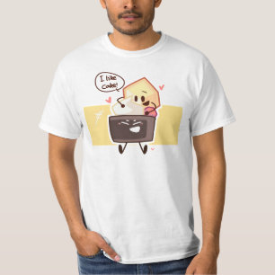 Camiseta eu gosto de bolo - bolo bfb