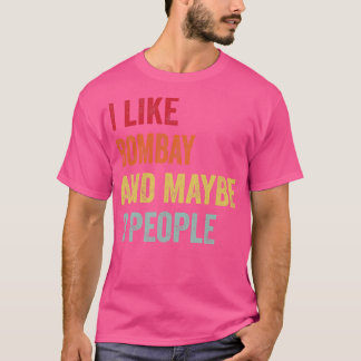 Camiseta Eu Gosto De Bombaim Talvez 3 Pessoas