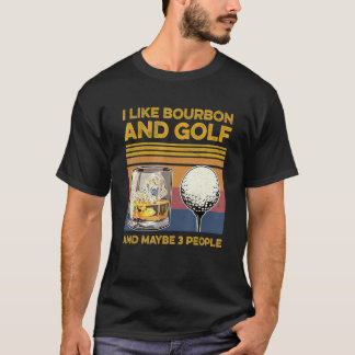 Camiseta Eu Gosto De Bourbon E Talvez 3 Pessoas De Vinho De