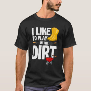 Camiseta Eu Gosto De Brincar Na Lama Humor Engraçado De Jar