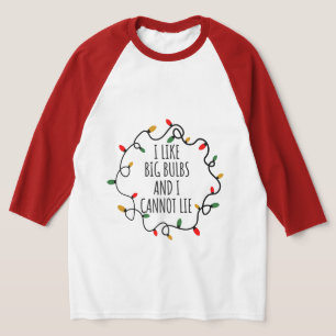 Camiseta Eu Gosto de Bulbos Grandes E Não Posso Mentir Nata
