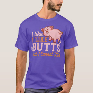 Camiseta Eu Gosto De Bumbuns De Porcos Grelha Mestre Butche
