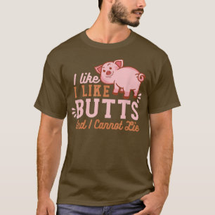 Camiseta Eu Gosto De Bumbuns De Porcos Grelha Mestre Butche