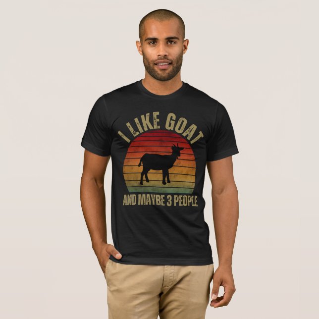 CAMISETA EU GOSTO DE CABRA E TALVEZ 3 PESSOAS (Frente Completa)