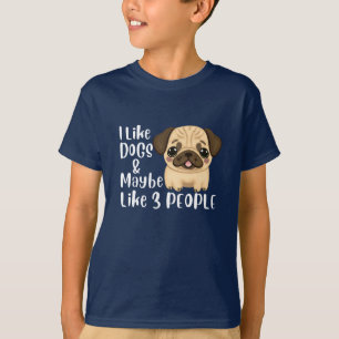Camiseta eu gosto de cachorros e talvez 3 pessoas (2)