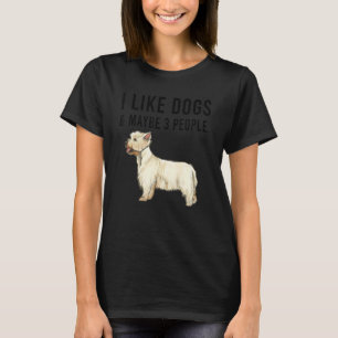 Camiseta Eu Gosto De Cães Brancos Da Terra Oeste E Talvez