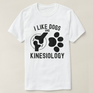 Camiseta Eu Gosto de Cães e Cinesiologia
