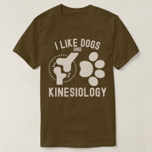 Camiseta Eu Gosto de Cães e Cinesiologia