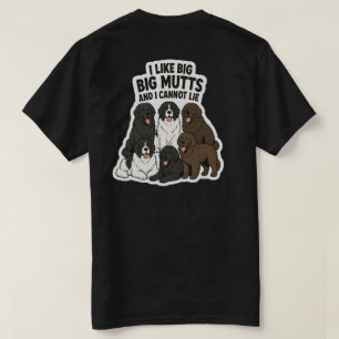 Camiseta Eu Gosto de Cães Grandes e Não Posso Mentir