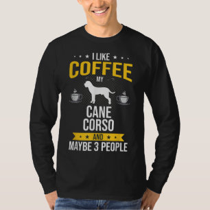 Camiseta Eu Gosto De Café De Corso Talvez 3 Pessoas De Cach