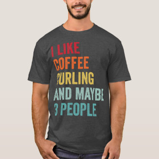 Camiseta Eu gosto de café e coalhada Talvez 3 Pessoas 1