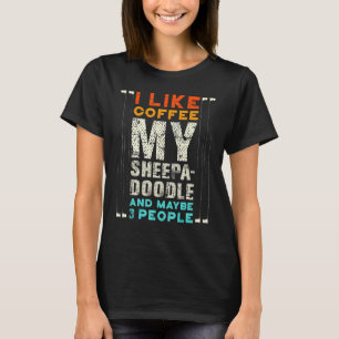 Camiseta Eu Gosto De Café Minha Ovelha E Talvez 3 Pessoas D