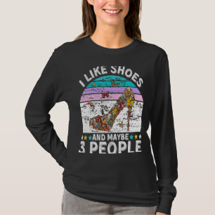 Camiseta Eu Gosto De Calçados E Talvez De Três Coletores De