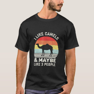 Camiseta Eu Gosto De Camelos De Animais
