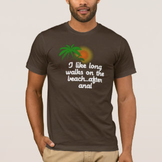 CAMISETA EU GOSTO DE CAMINHADAS LONGAS NA PRAIA… APÓS ANAL