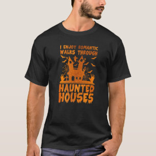 Camiseta Eu gosto de caminhadas românticas através de casas