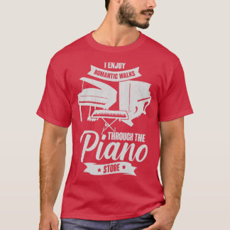 Camiseta Eu Gosto De Caminhos Românticos Através Da Loja De