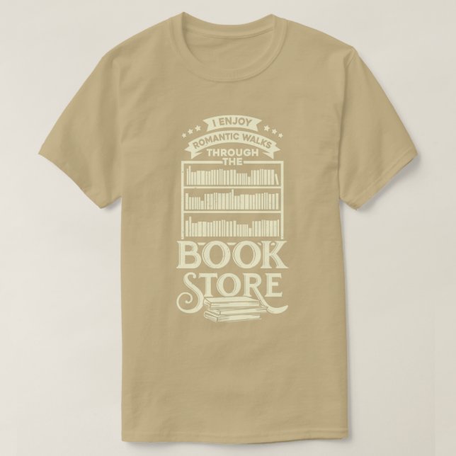 Camiseta Eu Gosto De Caminhos Românticos Através Da Loja De (Frente do Design)