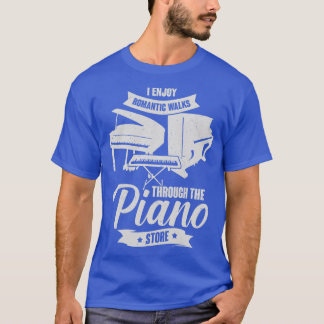 Camiseta Eu Gosto De Caminhos Românticos Através Da Loja De