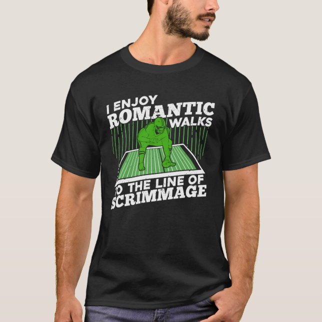 Camiseta Eu Gosto De Caminhos Românticos Para A Linha De Es (Frente)