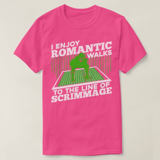Camiseta Eu Gosto De Caminhos Românticos Para A Linha De Es (Frente do Design)