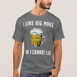 Camiseta Eu Gosto de Canecas Grandes Cerveja Divertida Aman