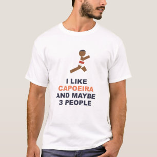 Camiseta Eu Gosto de Capoeira E Talvez 3 Pessoas