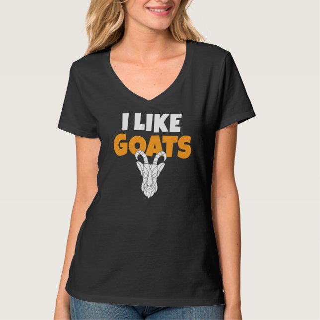 Camiseta Eu Gosto De Caprinos (Frente)