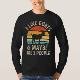 Camiseta Eu Gosto De Caprinos E Talvez Como 3 Pessoas De Fa