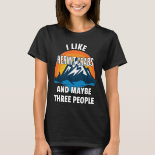 Camiseta Eu Gosto De Caranguejos E Talvez Três Pessoas