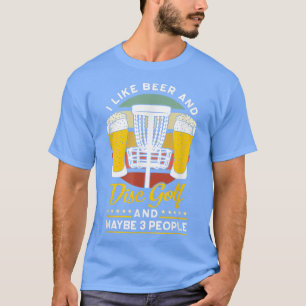 Camiseta Eu Gosto De Carne E Golfe De Disco E Talvez 3 Pess