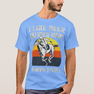 Camiseta Eu Gosto De Cavalo De Cerveja T