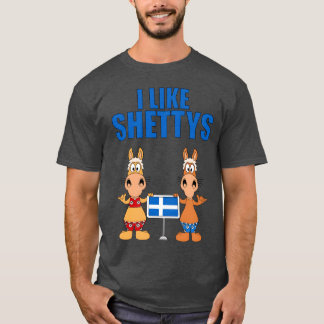 Camiseta Eu Gosto De Cavalos De Shettytis Pferde Reiten Pfe
