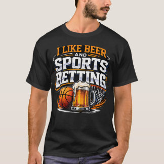 Camiseta Eu Gosto de Cerveja e Apostas Esportivas Parlay Be