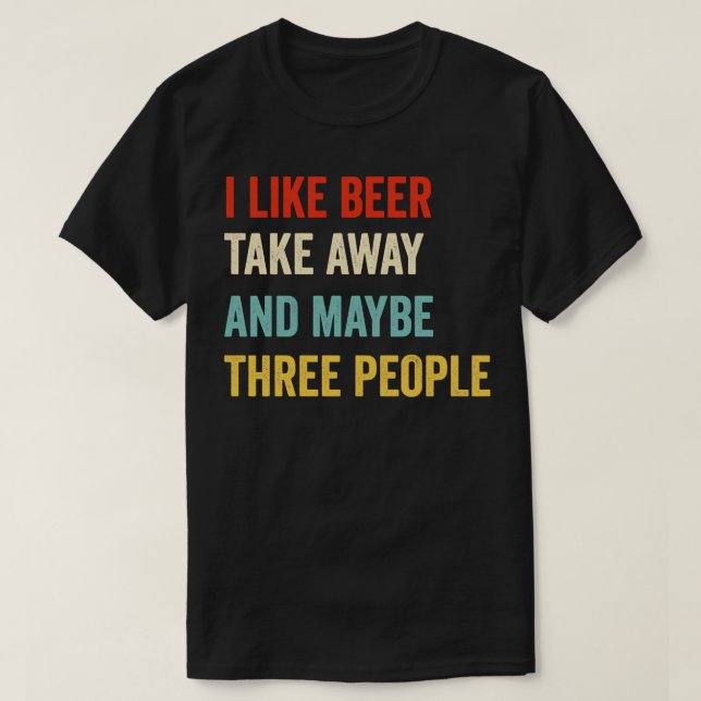 Camiseta Eu Gosto De Cerveja E Sai (Frente do Design)