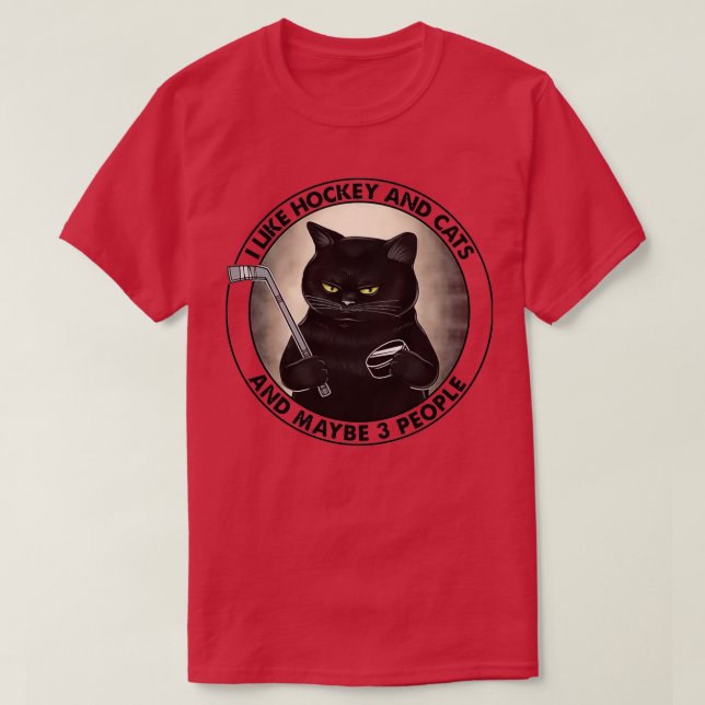 CAMISETA EU GOSTO DE CHOQUES E GATOS E TALVEZ 3 PESSOAS  (Frente do Design)