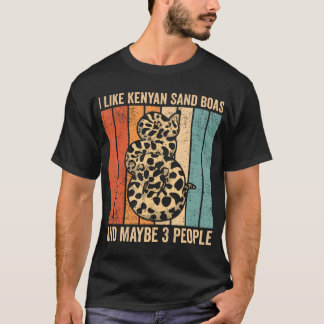 Camiseta Eu Gosto de Cobras de Areia Quenianas e Talvez 3 P