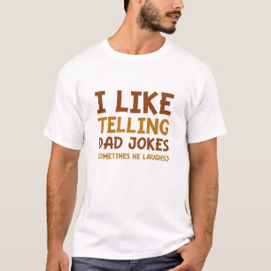 Camiseta Eu Gosto de Contar Piadas de Papai