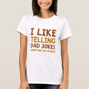 Camiseta Eu Gosto de Contar Piadas de Papai