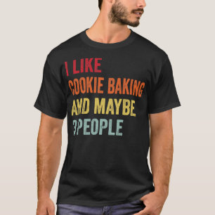 Camiseta Eu Gosto De Cookie Fazendo Talvez 3 Pessoas