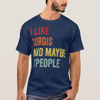Camiseta Eu Gosto De Corgis Talvez 3 Pessoas