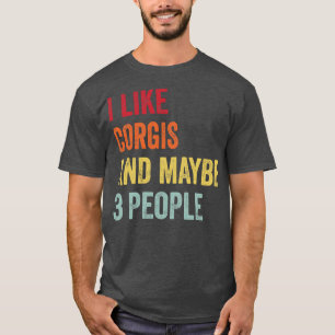 Camiseta Eu Gosto De Corgis Talvez 3 Pessoas