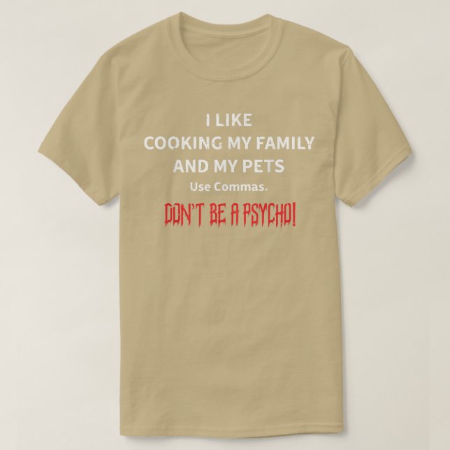 Camiseta Eu Gosto De Cozinhar Minha Família E Minha Polític (Frente do Design)