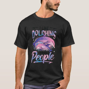 Camiseta Eu Gosto De Dofins E Talvez 3 Pessoas De Dolphin G
