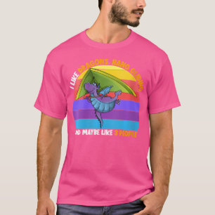 Camiseta Eu Gosto de Dragões Asa Delta Talvez 3 Pessoas Voa
