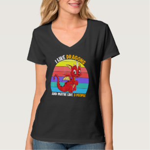 Camiseta Eu Gosto De Dragões E Talvez 3 Crianças Pessoas Me